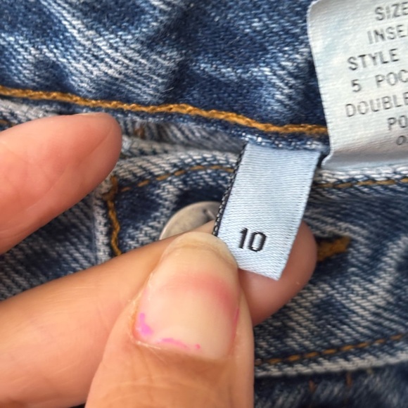 Calvin Klein High Rise Blue Denim Jeans - Picture 7 of 12